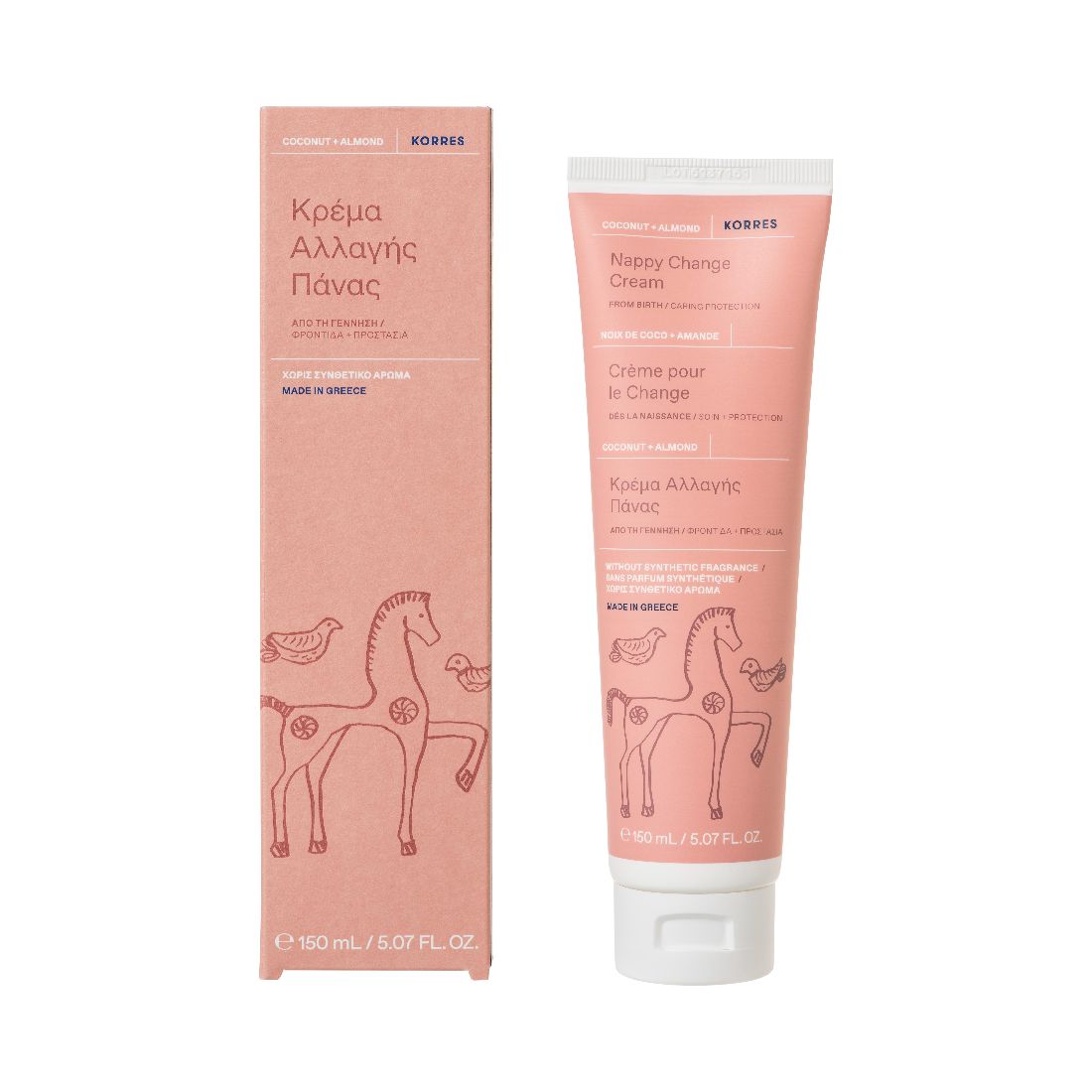 korres-nappy-change-cream-kρέμα-Αλλαγής-Πάνας-150ml1.jpg Korres Nappy Change Cream Kρέμα Αλλαγής Πάνας, 150ml - Image 1
