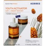Korres Promo Black Pine Primus 6xHA ,30ml & Youth Renewal Sleeping Κρέμα Νεότητας Νύχτας, 15ml, 1σετ
