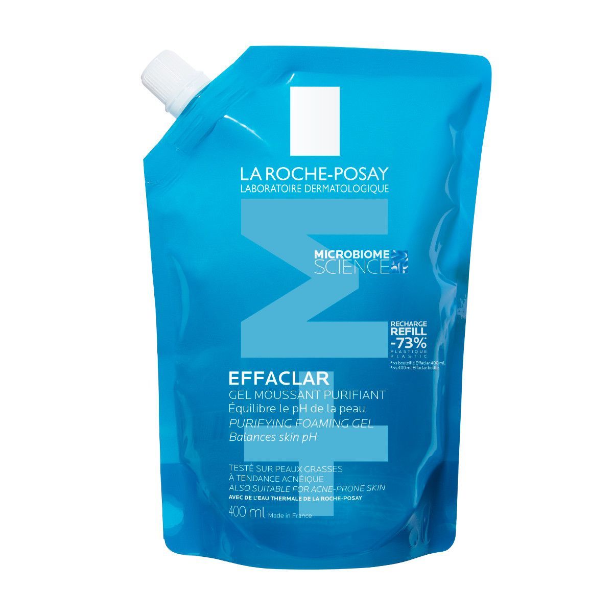 la-roche-posay-effaclar-purifying-foaming-gel-re-fill-400ml1.jpg La Roche Posay Effaclar Purifying Foaming Gel Re-fill, 400ml - Image 1