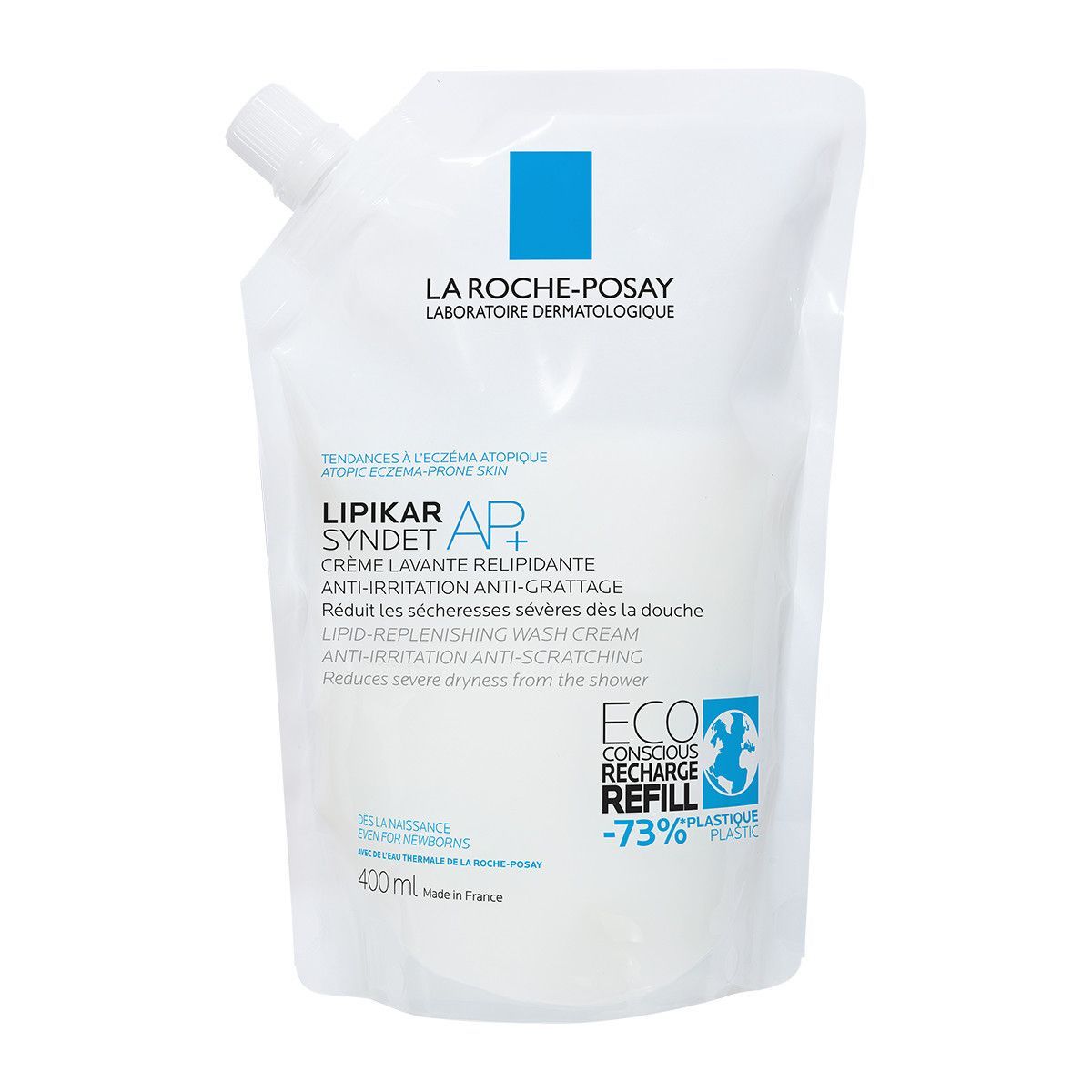 la-roche-posay-lipikar-syndet-ap-refill-Κρεμώδες-Αφρόλουτρο-Για-Το-Ξηρό-Δέρμα-Με-Τάση-Ατοπίας-400ml1.jpg La Roche-Posay Lipikar Syndet AP+ Refill Κρεμώδες Αφρόλουτρο Για Το Ξηρό Δέρμα Με Τάση Ατοπίας 400ml - Image 1