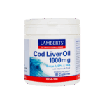 Lamberts Cod Liver Oil Cod Liver Oil 1000mg 180 capsules (8554)