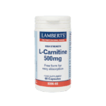Lamberts L-Carnitine 500mg Συμπλήρωμα με Καριντίνη για το Μεταβολισμό 60caps