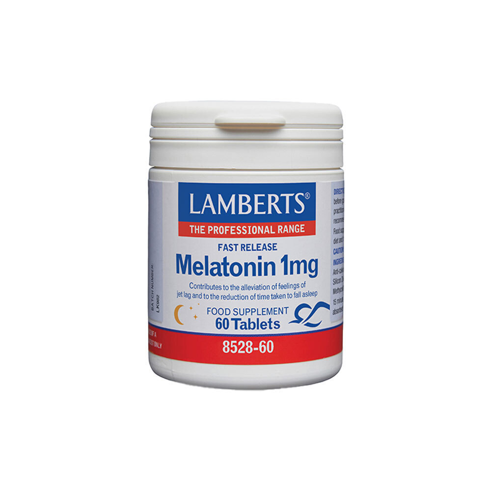 lamberts-melatonin-1mg-Συμπλήρωμα-για-τον-Ύπνο-60-ταμπλέτες-85281.jpg Lamberts Melatonin 1mg Συμπλήρωμα για τον Ύπνο 60 ταμπλέτες (8528) - Image 1