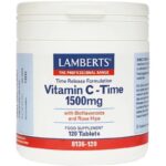 Lamberts Vitamin C Time Release 1500mg Συμπλήρωμα Διατροφής για Ενίσχυση του Ανοσοποιητικού 120tabs
