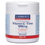 Lamberts Vitamin C Time Vitamin C for Energy & Immune 1000mg 180 tablets (8134)