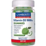 Lamberts Vitamin D3 1000iu Συμπλήρωμα για το Ανοσοποιητικό & την Υγεία των Οστών 60gummies