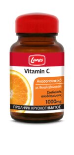 Lanes Vitamin C 1000mg Συμπλήρωμα Διατροφής για το Ανοσοποιητικό με Vit.C 1000mg 30tbs