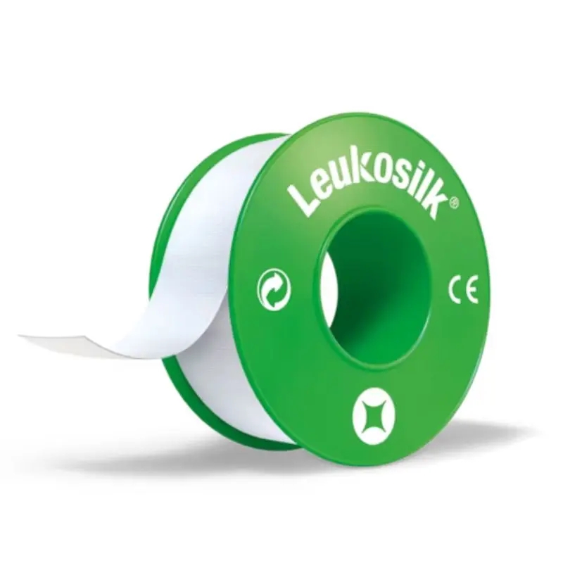 leukosilk-Αυτοκόλλητη-Υποαλλεργική-Επιδεσμική-Ταινία-125cm-x-46m1.jpg Leukosilk Αυτοκόλλητη Υποαλλεργική Επιδεσμική Ταινία 1,25cm x 4,6m - Image 1