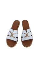 Women's Sandal with Side Cuts and Golden Details (N40) - Image 3