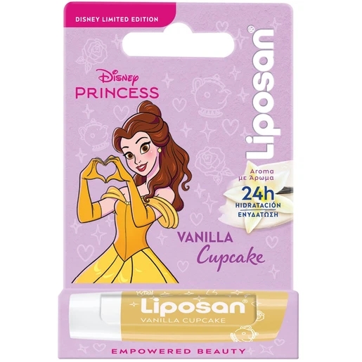 liposan-disney-princess-lip-balm-vanilla-cupcake-48g1.jpg Liposan Disney Princess Lip Balm Vanilla Cupcake, 4.8g - Image 1