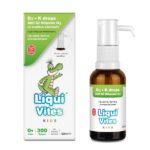 Liqui Vites Kids D3+K Drops Συμπλήρωμα Διατροφής για Οστά, Δόντια, Ανοσοποιητικό 30ml