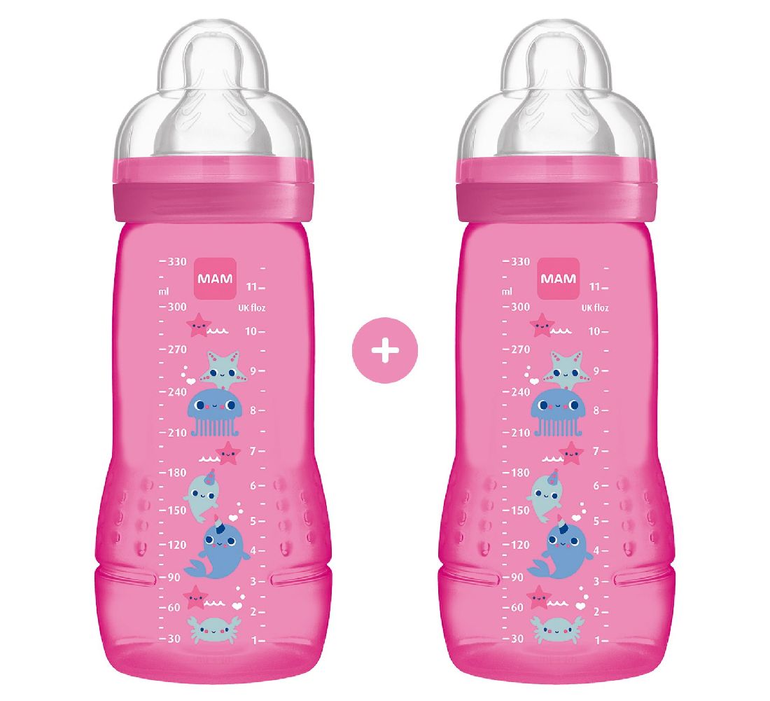 mam-easy-active™-baby-bottle-Σετ-Πλαστικά-Μπιμπερό-Κορίτσι-Ροζ-4-μηνών-330ml-365sg1.jpg MAM Easy Active™ Baby Bottle Σετ Πλαστικά Μπιμπερό Κορίτσι Ροζ 4+ μηνών, 330ml (365SG) - Image 1