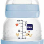 MAM Easy Start™ Anti-Colic Plastic Bottle, 0 months Blue 130ml (353SB)