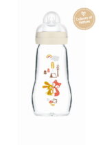 MAM Feel Good Glass Bottle Forest Unisex 260ml Beige from 2+months (375SU)