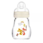 MAM Feel Good Glass Bottle Forest Beige 0+ months ,170ml (370SU)