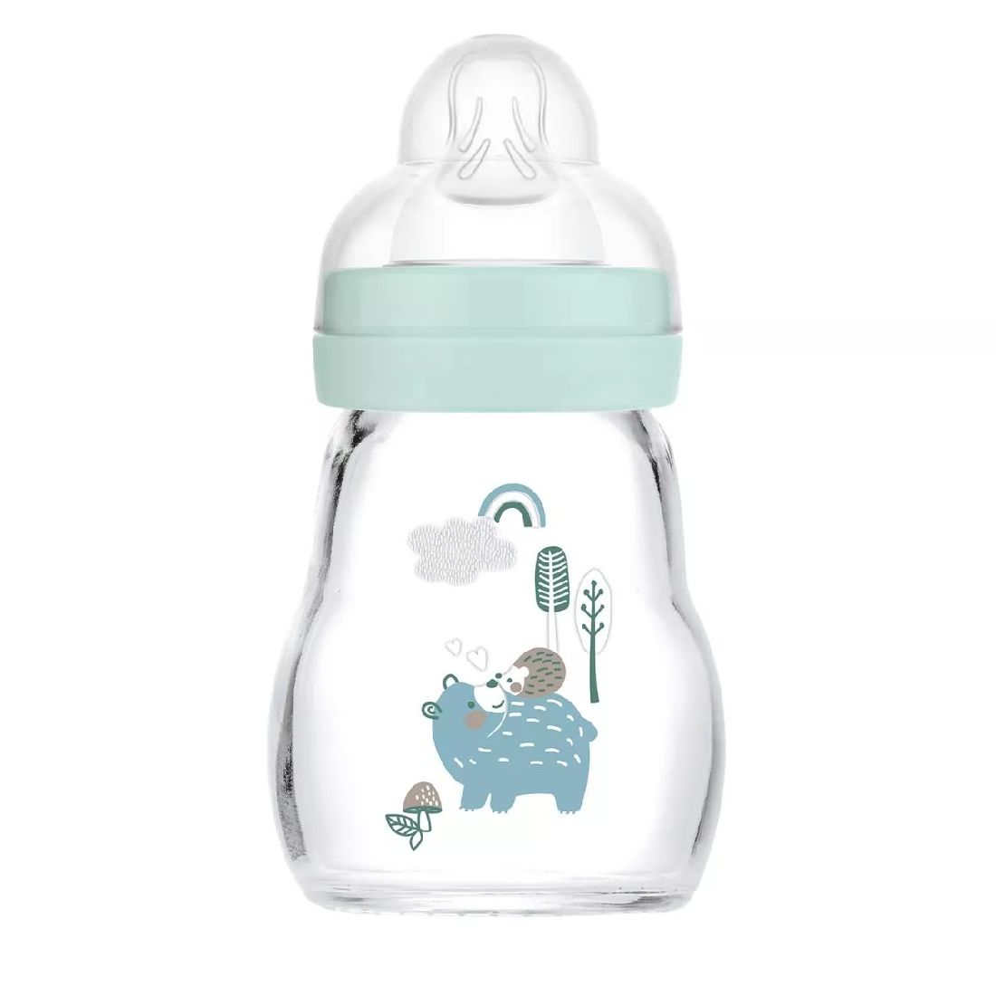 mam-feel-good-Γυάλινο-Μπιμπερό-forest-Πετρόλ-0-μηνών-170ml-370sb1.jpg MAM Feel Good Γυάλινο Μπιμπερό Forest Πετρόλ 0+ μηνών ,170ml (370SB) - Image 1