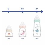 MAM Feel Good Glass Bottle Forest Petrol 0+ months ,170ml (370SB) - Image 5