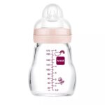MAM Feel Good Glass Bottle Forest Pink 0+ months ,170ml (370SG) - Image 2