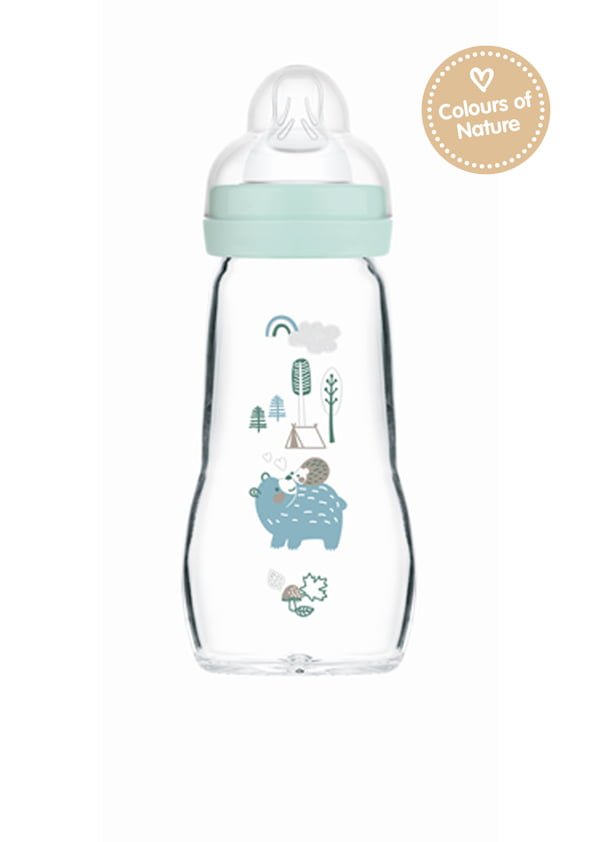 mam-feel-good-Γυάλινο-Μπιμπερό-για-2-μηνών-Αγόρι-260ml-377sb1.jpg MAM Feel Good Γυάλινο Μπιμπερό για 2+ μηνών Αγόρι 260ml (377SB) - Image 1