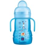 MAM Trainer+ Μπιμπερό Μετάβασης σε Ποτηράκι Αγόρι Μπλε 4+μηνών 220ml (450B)
