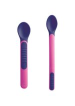MAM Heat Sensitive Spoons with Pouch 6+ months Girl