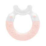 MAM Μασητικός Κρίκος Οδοντοφυΐας Bite & Brush Pink Girl από 3 m+ (560G)