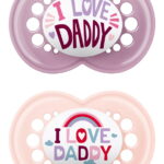 MAM I Love Mummy & Daddy Silicone Pacifier 16+ months