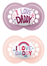 MAM I Love Mummy & Daddy Silicone Pacifier 16+ months