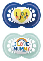 MAM I Love Mummy & Daddy Silicone Pacifier 16+ months (265S)