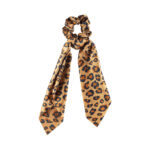Medisei Dalee Hair Brown Leopard Ribbon with scarf