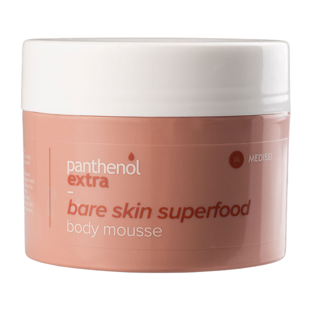 medisei-panthenol-extra-bare-skin-superfood-Ενυδατικό-mousse-Σώματος-230ml1.jpg Medisei Panthenol Extra Bare Skin Superfood Ενυδατικό Mousse Σώματος, 230ml - Image 1