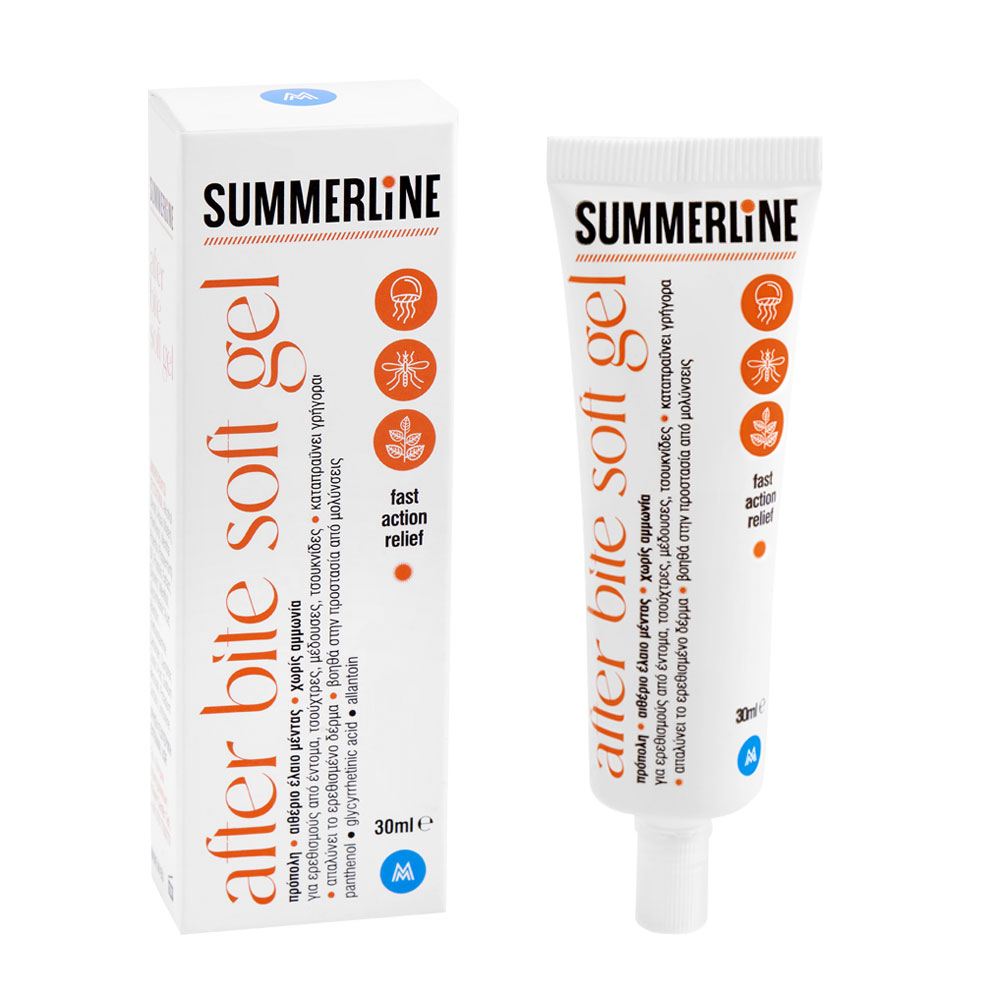 medisei-summerline-after-bite-soft-gel-Τζελ-για-Μετά-το-Τσίμπημα-30ml1.jpg Medisei Summerline After Bite Soft Gel Τζελ για Μετά το Τσίμπημα, 30ml - Image 1