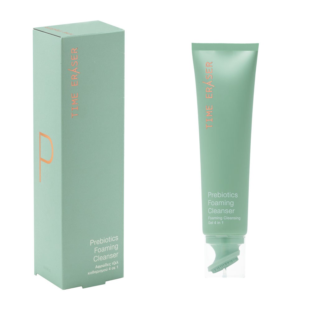 medisei-time-eraser-prebiotics-foaming-cleanser-Αφρώδες-τζελ-καθαρισμού-4-σε-1-140ml1.jpg Medisei Time Eraser Prebiotics Foaming Cleanser Αφρώδες τζελ καθαρισμού 4 σε 1, 140ml - Image 1