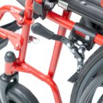 Mobiak Aναπηρικό Αμαξίδιο Βαρέως Τύπου 56cm,  24",  Κόκκινο ⁄ Μαύρο  Μέγιστο Βάρος 182Kg (0808527) - Image 4