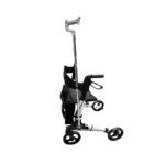 Mobiak Rollator Περιπατητήρας Αλουμινίου “WALKY” Λευκό⁄Μαύρο (0805492) - Image 4