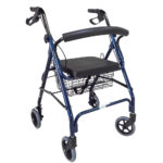 Mobiak Rollator Περπατητήρας Μεταλλικός Τροχήλατος Μπλε (0810616)