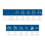 Wheelchair "Gemini"-Adapt 46cm 24'' (110kg) - Image 3