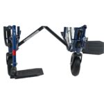 Wheelchair "Gemini Blue" 48cm 24' - Image 4