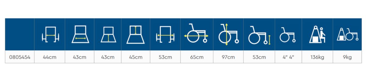 Wheelchair with Container "ASPER" (0805454) - Image 4