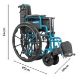 Mobiak Αναπηρικό αμαξίδιο AEGEUS 46cm 24” (0815002) - Image 2