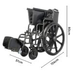 Mobiak Αναπηρικό αμαξίδιο ONYX 67cm 24" Μέγιστο Βάρος 272Kg (0815010) - Image 4