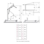 Patient Lifting Crane (150kg) "Achilleas" without bag (0803150) - Image 3
