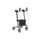 Mobiak Περιπατητήρας Rollator Με Λαβή Πήχη Αλουμινίου σε Ασημί Χρώμα Μέγιστο Βάρος 136Kg (0805452)