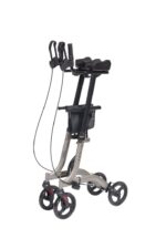 Mobiak Περιπατητήρας Rollator Με Λαβή Πήχη Αλουμινίου σε Ασημί Χρώμα Μέγιστο Βάρος 136Kg (0805452) - Image 2