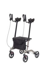 Mobiak Περιπατητήρας Rollator Με Λαβή Πήχη Αλουμινίου σε Ασημί Χρώμα Μέγιστο Βάρος 136Kg (0805452) - Image 3