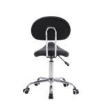 Mobiak Clinic Stool with Back Black (0812313) - Image 3