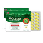 Moller's Forte Omega-3 Vitamins D3 & E Συμπλήρωμα Διατροφής με Ωμέγα-3, Βιταμίνη D3 & E, 30caps - Image 2
