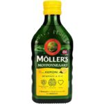 Moller's Μουρουνέλαιο Lemon Παραδοσιακό Μουρουνέλαιο σε Υγρή Μορφή με Γεύση Λεμόνι, 250ml