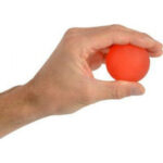 MSD Round Exercise Ball (Hand Strengthening) Red-Mass (AC-4161)