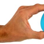 MSD Μπαλάκι Ασκήσεων Ωοειδές (Ενδυνάμωσης Χεριού) Μπλε-Σκληρό (AC-4168)